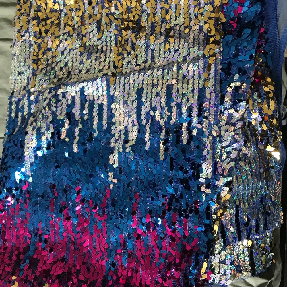 2 yards sequin fabric